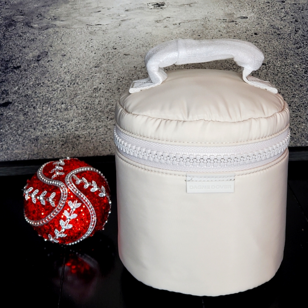 Dagne DoverSmall Mila Toiletry Organizer in Moon Beam NWT
